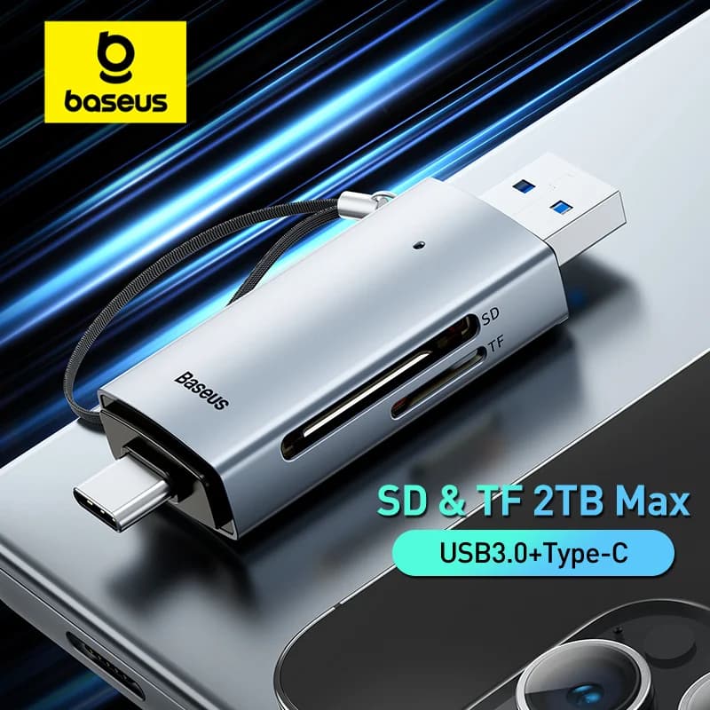 USB-C ja USB 3.0 SD/MicroSD kaardiluger